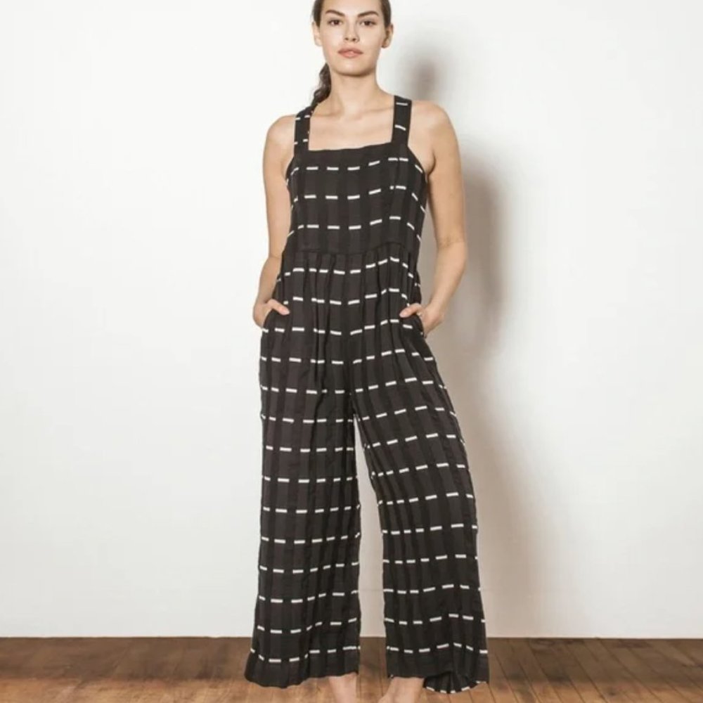 Ace & Jig Aaron jumpsuit in Swing Black and White